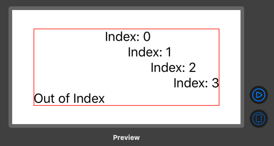 Example of custom alignmentGuide